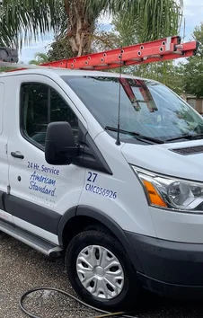 A+ Air Conditioning & Refrigeration service van