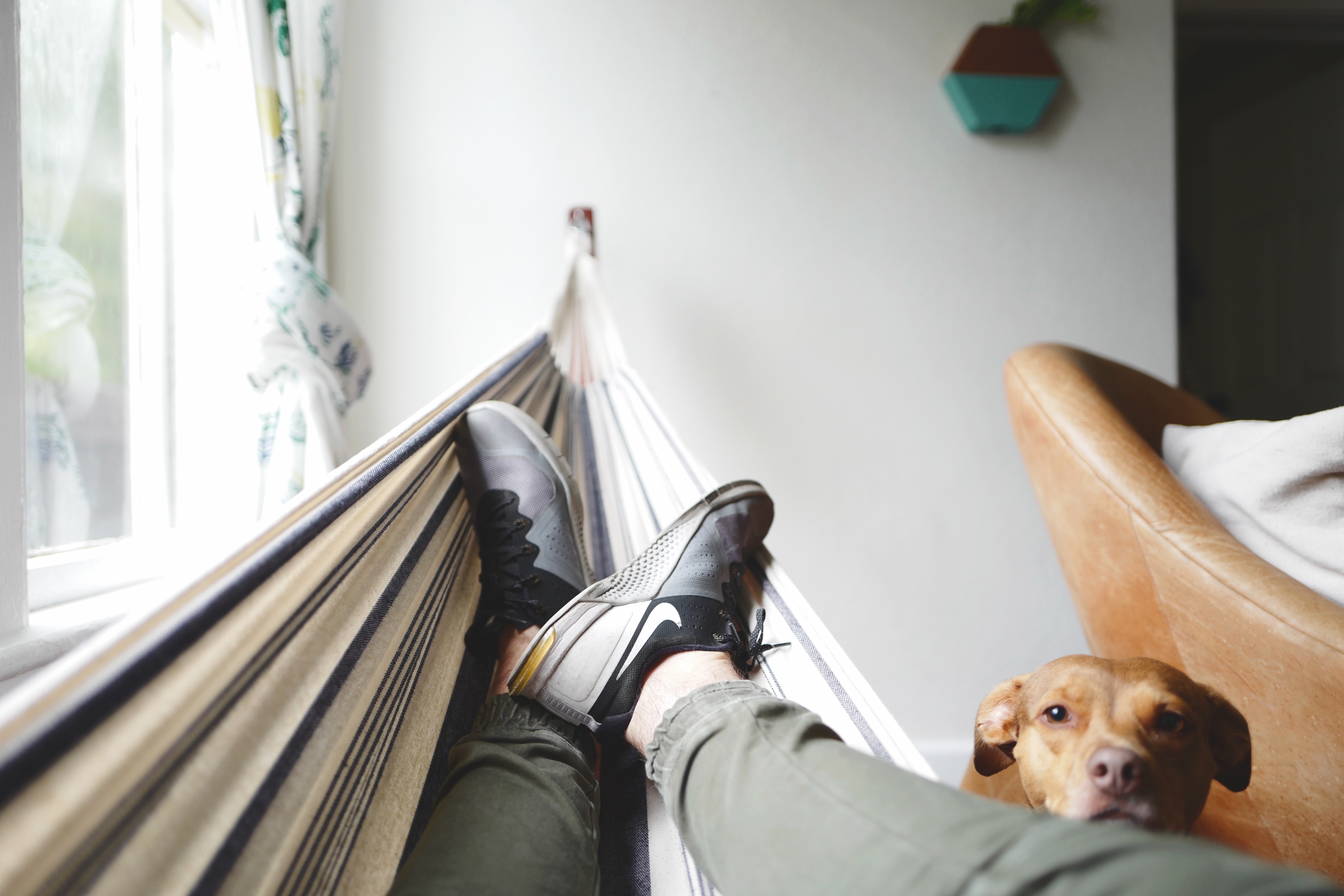 A person relaxing in his hammock | HVAC contractor | A Plus Air Conditioning and Refrigeration