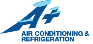 A Plus Air Conditining and Refrigeration logo