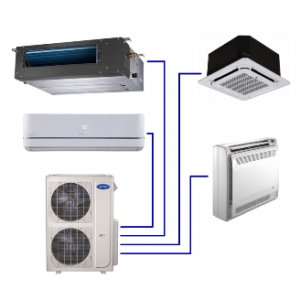 Performance™ Residential Ductless Multi-Zone Heat Pump System 38MGQ/40MB