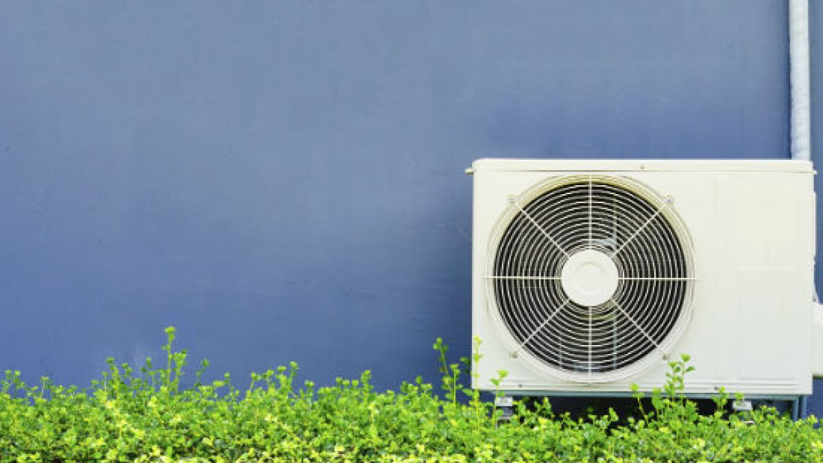 pouring water on ac outdoor unit