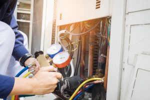 servicing an ac unit