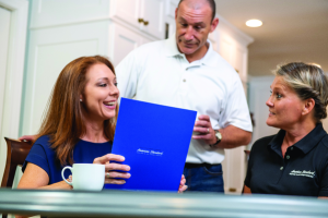 service tech making a sale