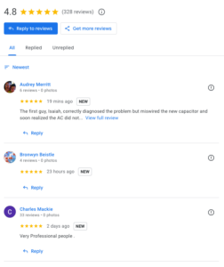 google reviews
